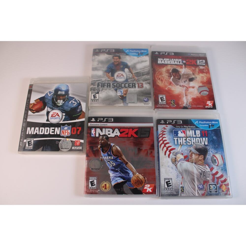 Sony PlayStation PS3 Games Lot,Bundle Of 5 Great Games In Good Working Order